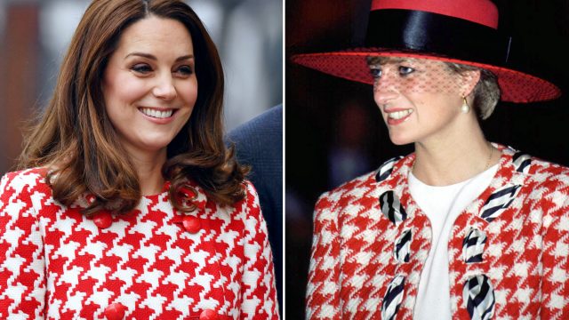بالصور: إطلالات كيت ميدلتون المستوحاة من أزياء الأميرة ديانا