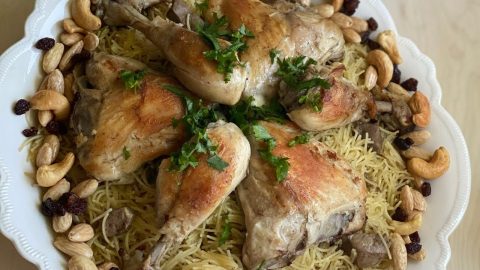 طريقة إعداد شعيرية بالمكسرات