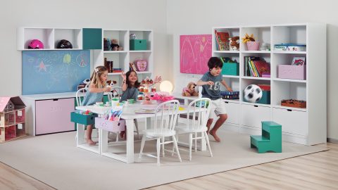 بالصور: إليك موديلات عملية وجميلة لتخزين ألعاب الأطفال