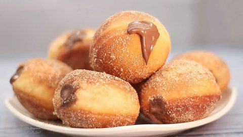 كيفية تجهيز دوناتس محشي بالشوكولاته