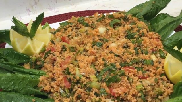 كيفية تجهيز سلطة البرغل