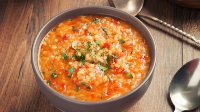 كيفية إعداد شوربة الدجاج بالبرغل