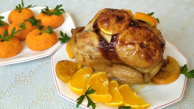 كيفية تجهيز دجاج مشوي بالفرن