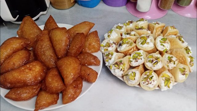 كيفية تجهيز قطايف بجوز الهند